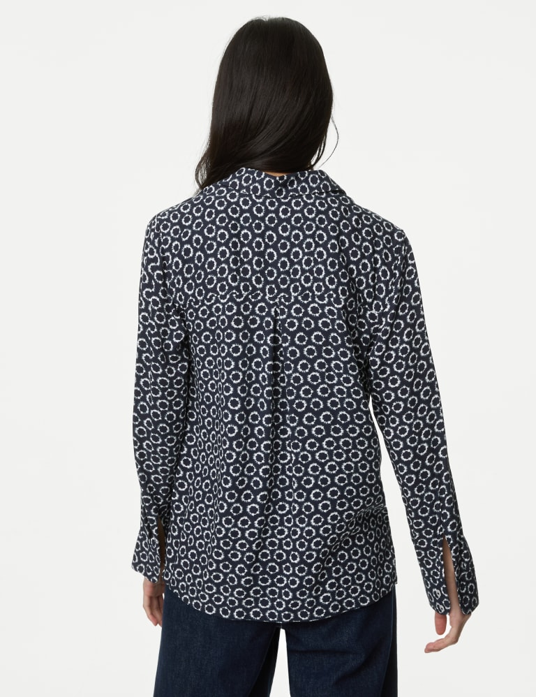 Printed Collared Shirt 5 of 5