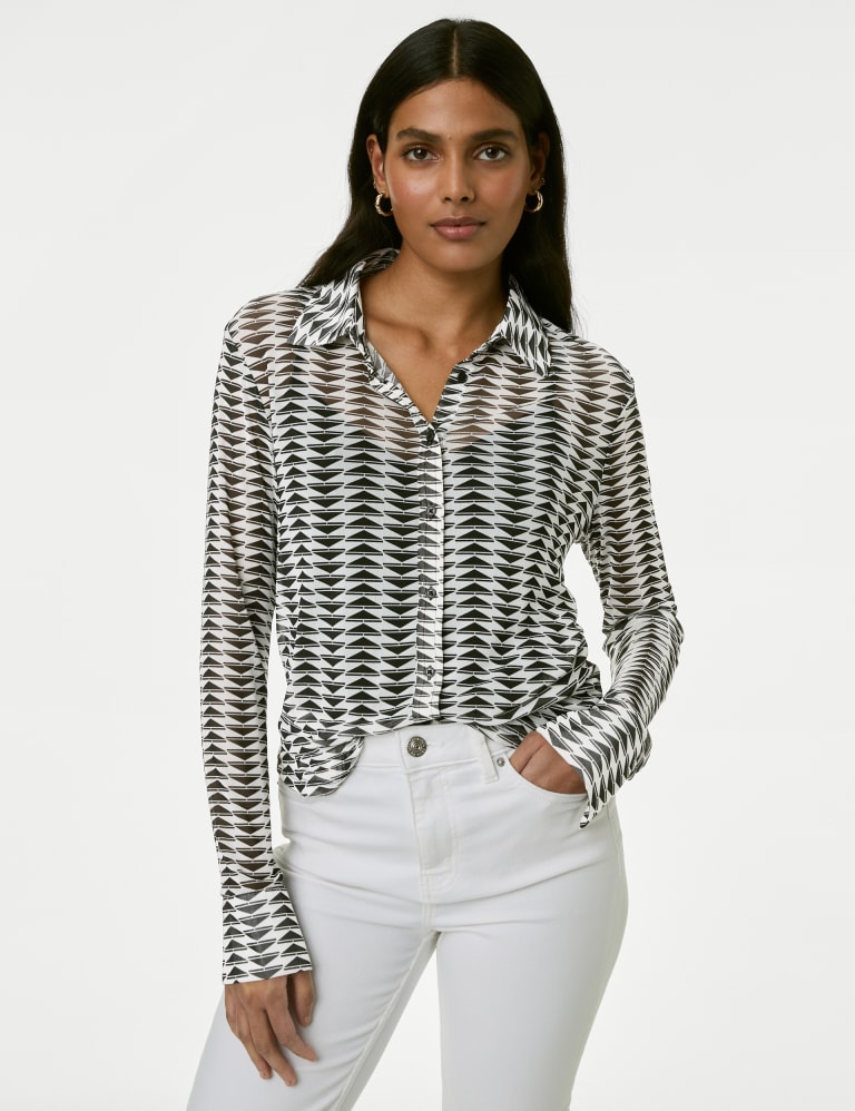 Printed Collared Shirt 1 of 5