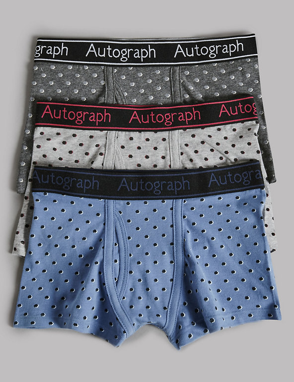 Printed Cotton Trunks with Stretch (6-16 Years) Image 1 of 2