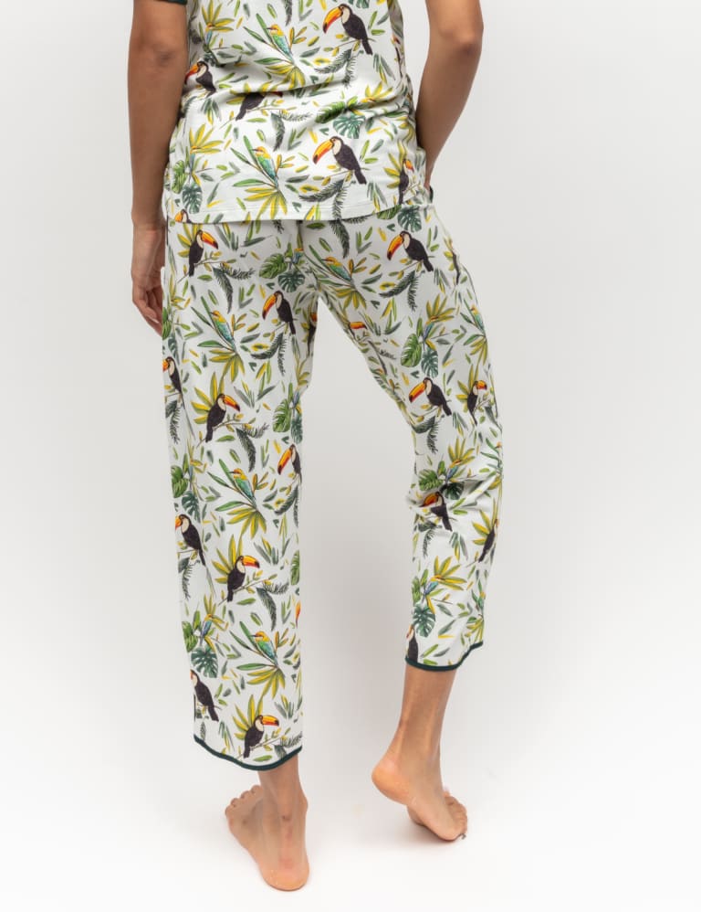 Cropped on sale pajama bottoms