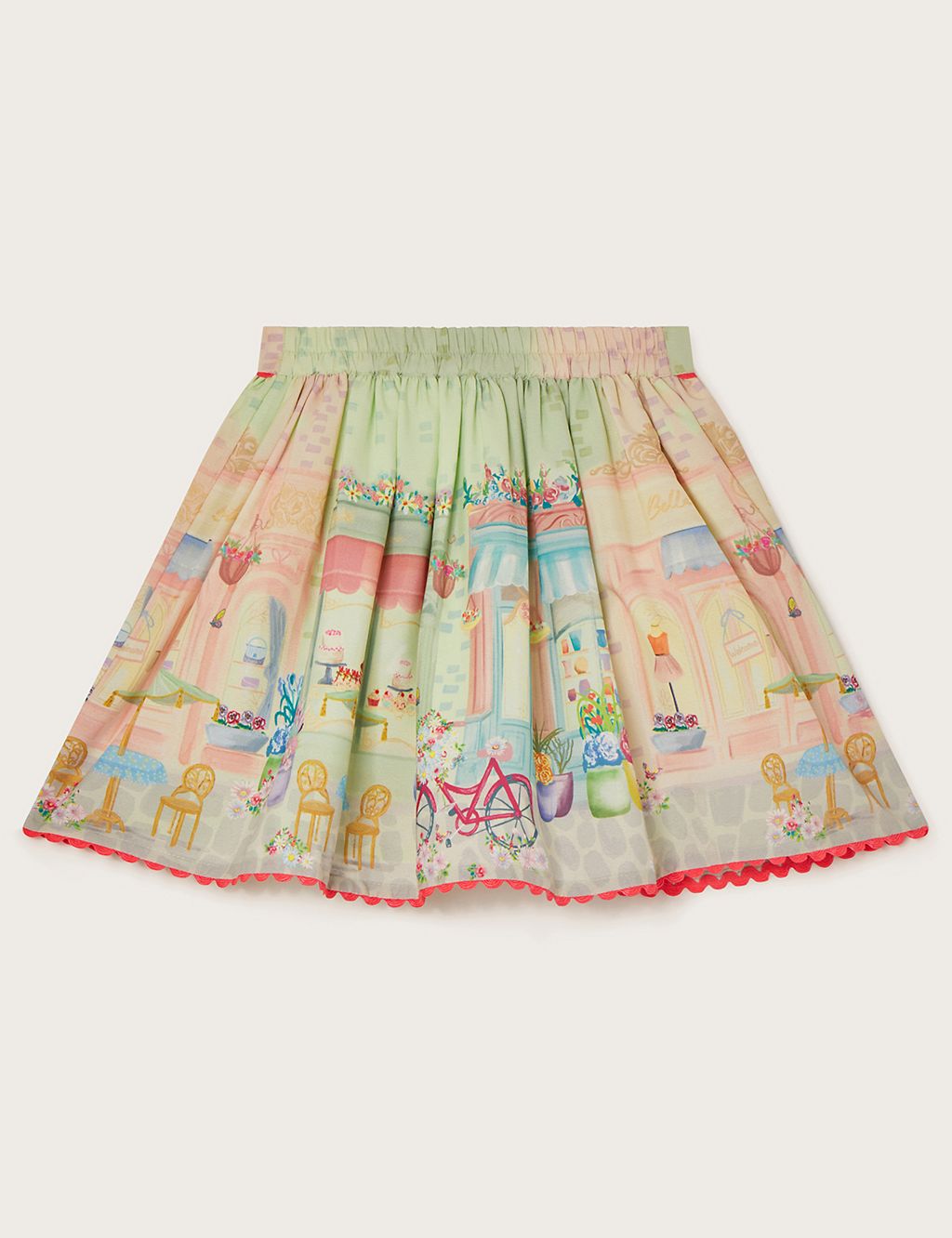 Printed Elasticated Waist Skirt (3-13 Yrs) 1 of 4