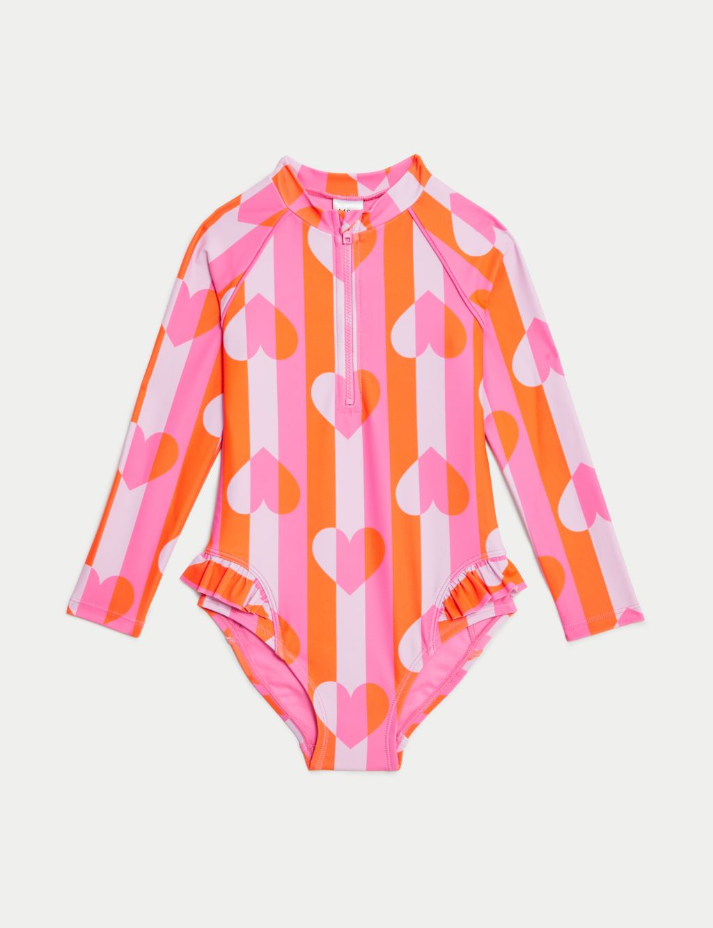 Printed Frill Long Sleeve Swimsuit (2-8 Yrs) 3 of 3