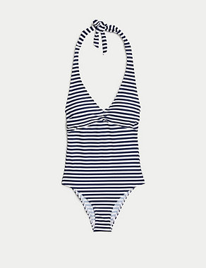 Printed Halterneck Swimsuit Image 2 of 5