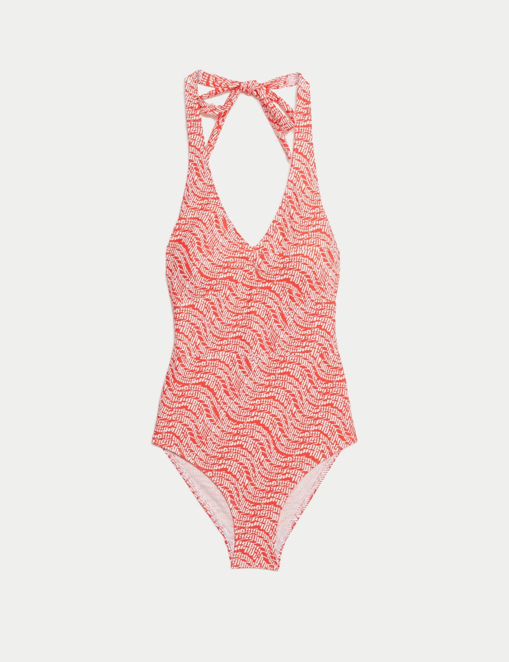 Printed Halterneck Swimsuit 1 of 5