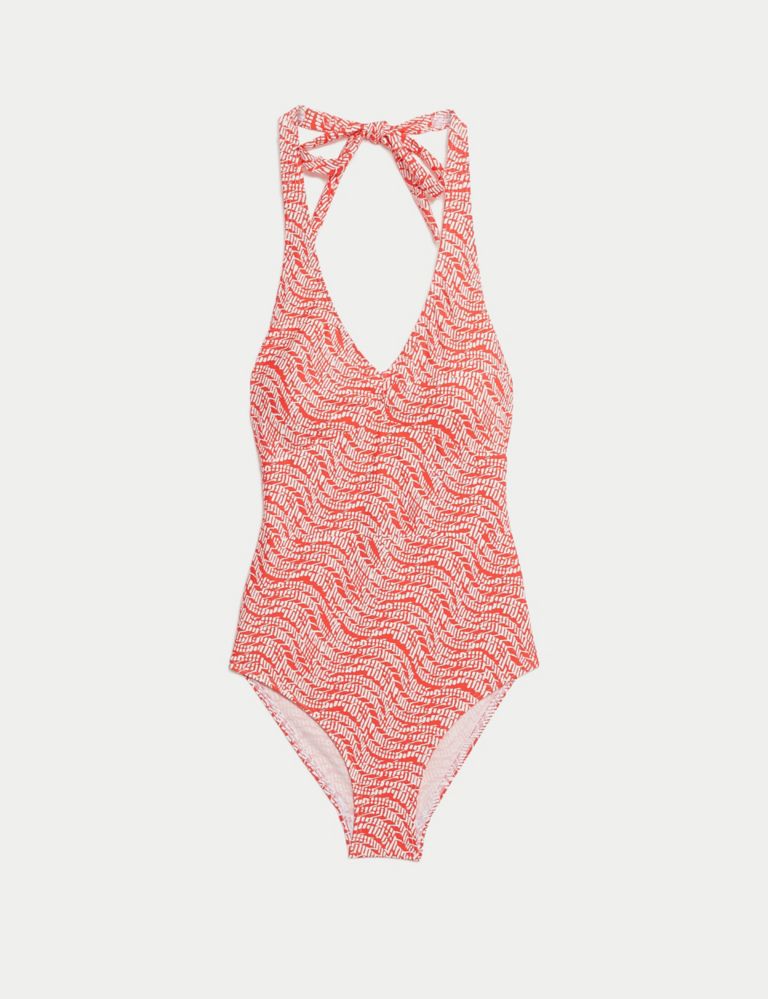 Printed Halterneck Swimsuit 2 of 5