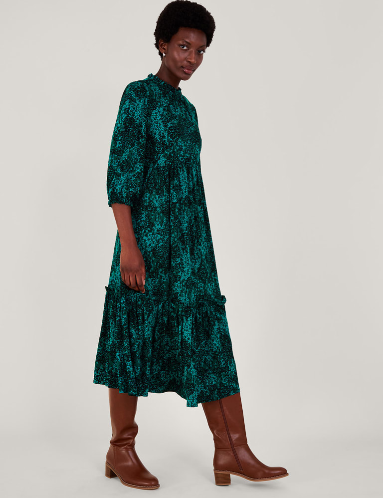 High neck smock sales dress