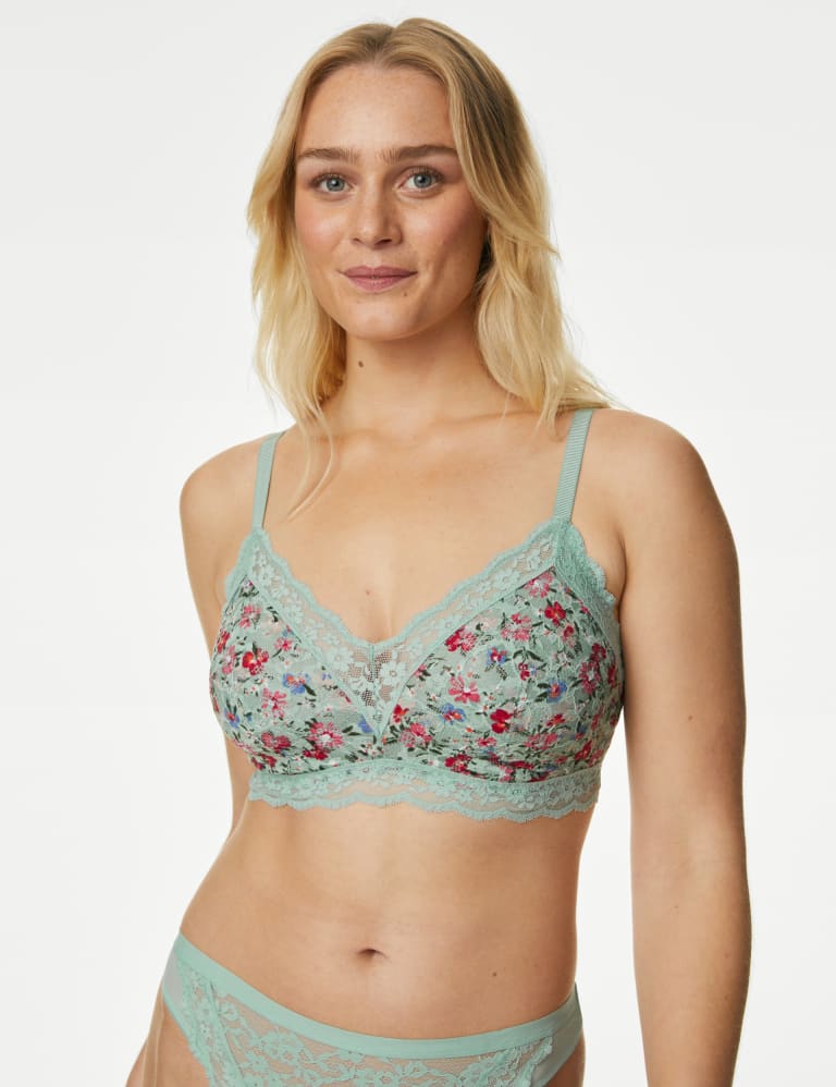 Printed bralette hot sale