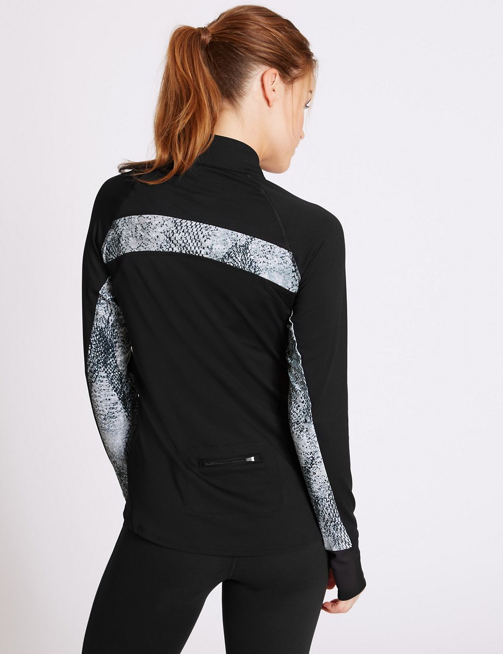 Printed Long Sleeve High Neck Top 2 of 5