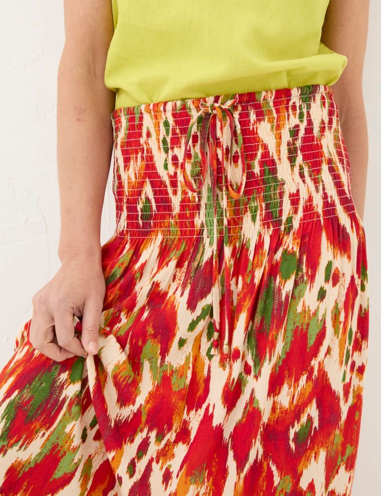 Printed Maxi Tiered Skirt 5 of 5