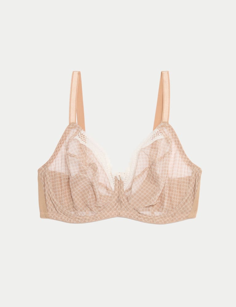 Daisy Lace Non-Padded Balcony Bra DD-GG, M&S Collection