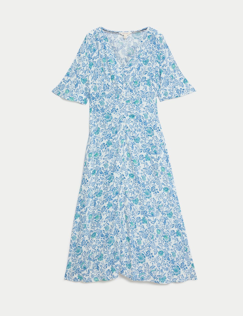 Printed Midaxi Tea Dress 1 of 5