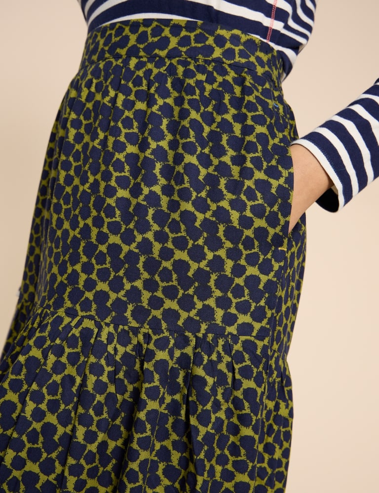 Leopard print midi skirt on sale m&s