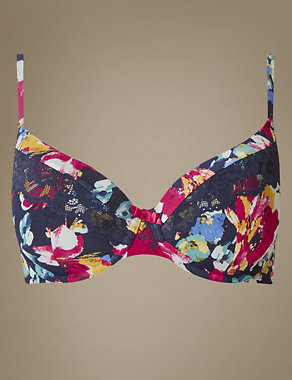 Printed Padded Full Cup Bra A-E Image 2 of 4