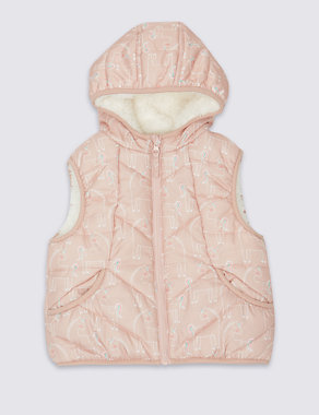 Printed Padded Gilet with Stormwear™ (3 Months - 7 Years) Image 2 of 5