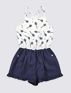 Printed Playsuit with StayNEW™ (3-14 Years) Image 2 of 4