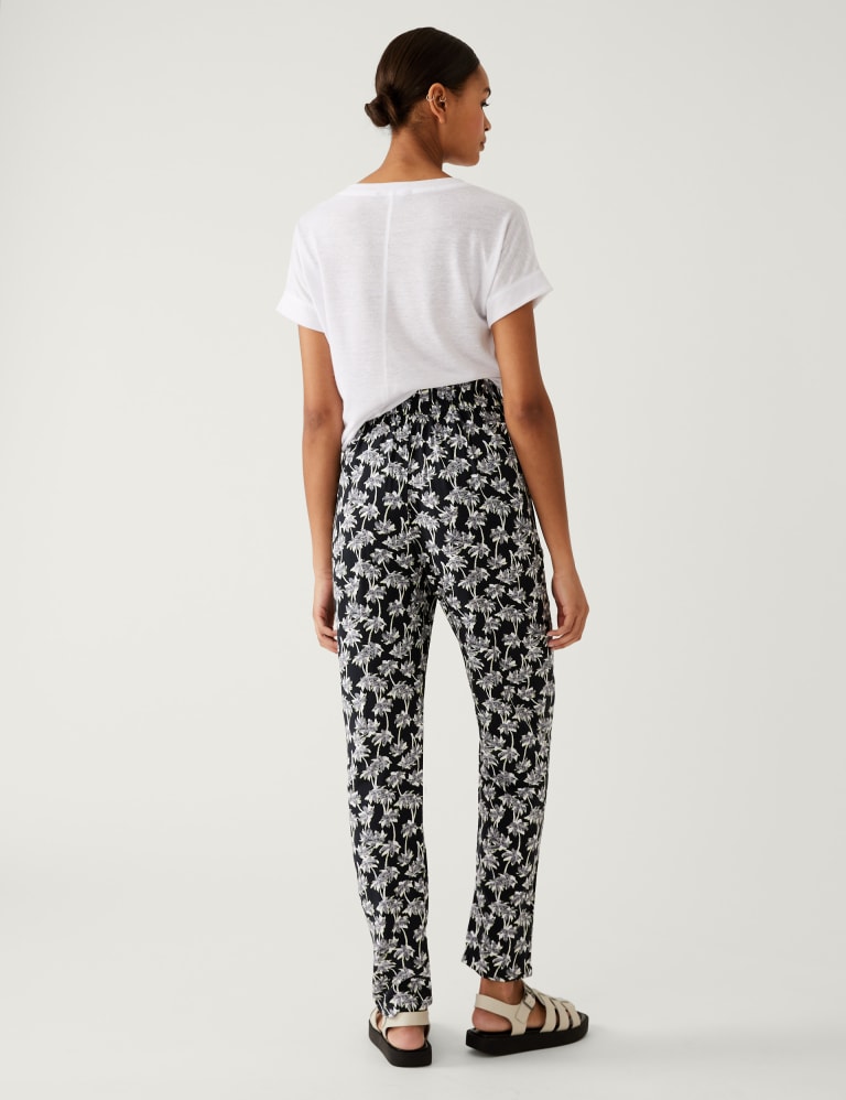 Patterned 2025 tapered trousers