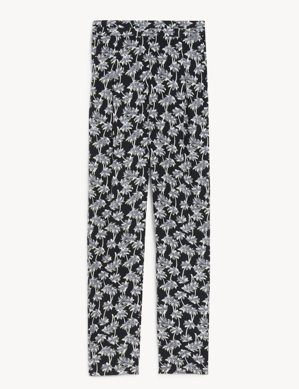 Printed Pleat Front Tapered Trousers | M&S Collection | M&S