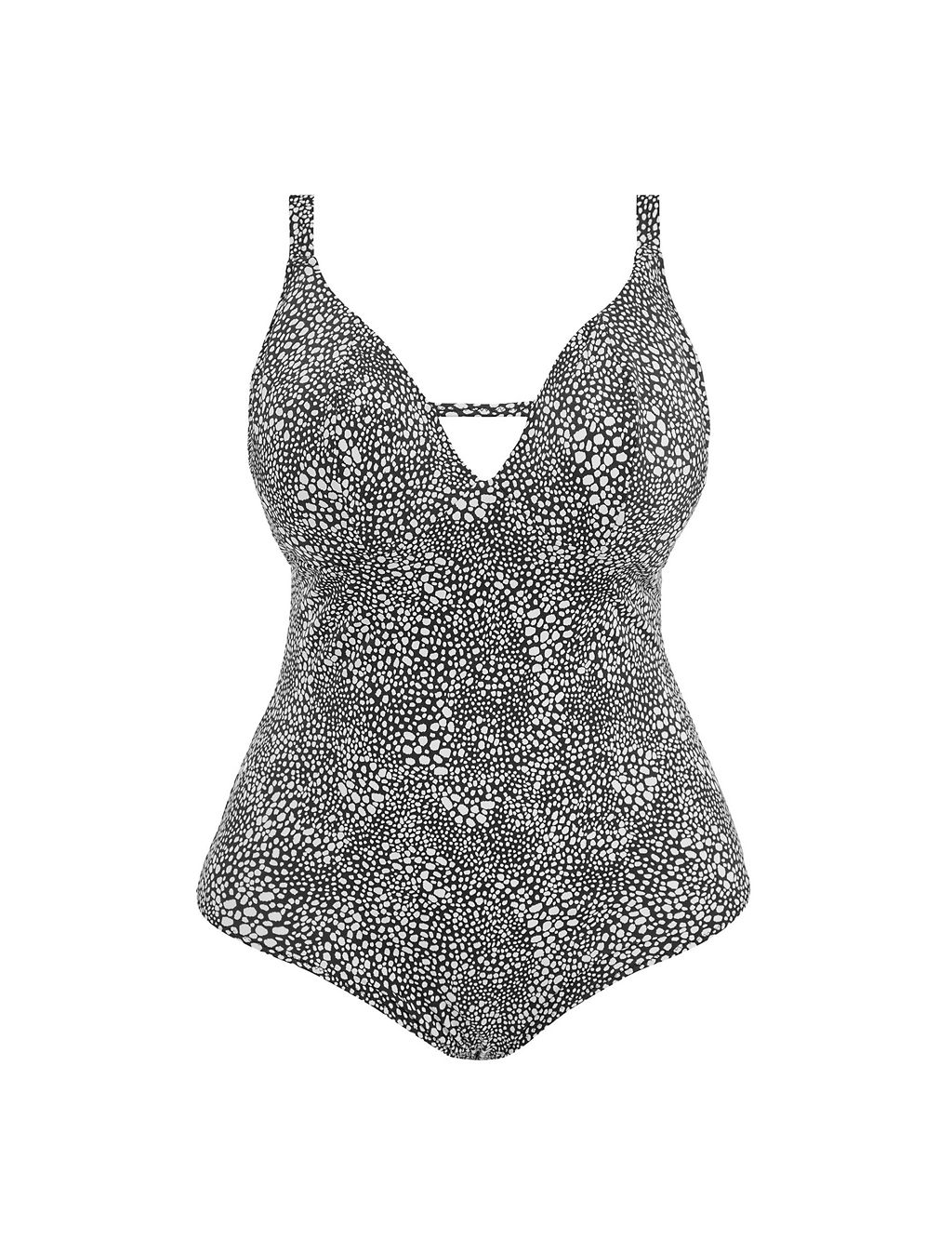 Printed Plunge Swimsuit 1 of 4