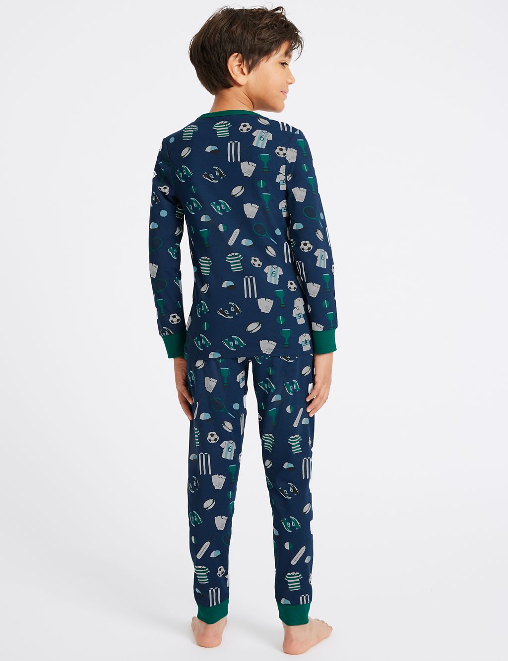 Printed Pyjamas with Stretch (3-16 Years) 2 of 4