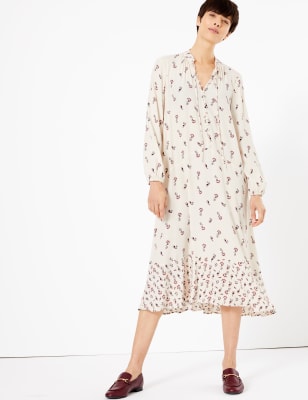 marks and spencer midi dresses