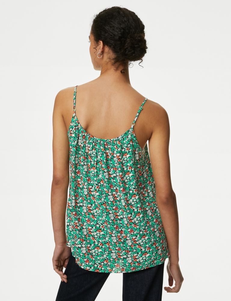 Printed Round Neck Cami Top 5 of 5