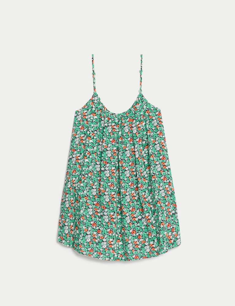Printed Round Neck Cami Top 2 of 5