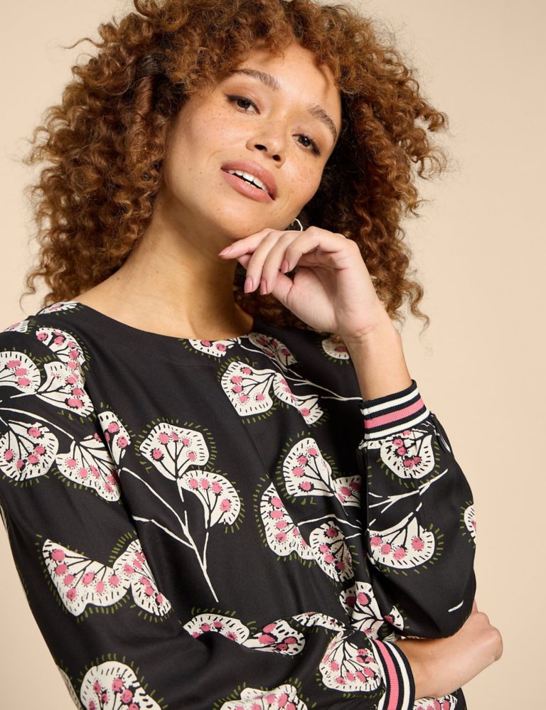 Printed Round Neck Top 5 of 6