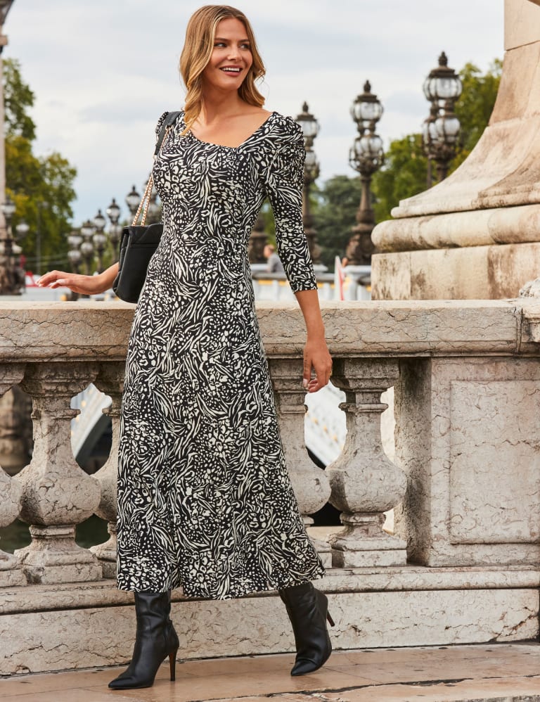 Ruched maxi sales