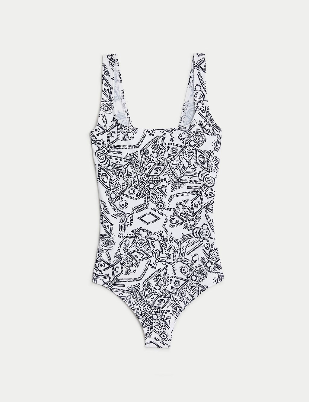 Printed Scoop Neck Swimsuit | M&S Collection | M&S