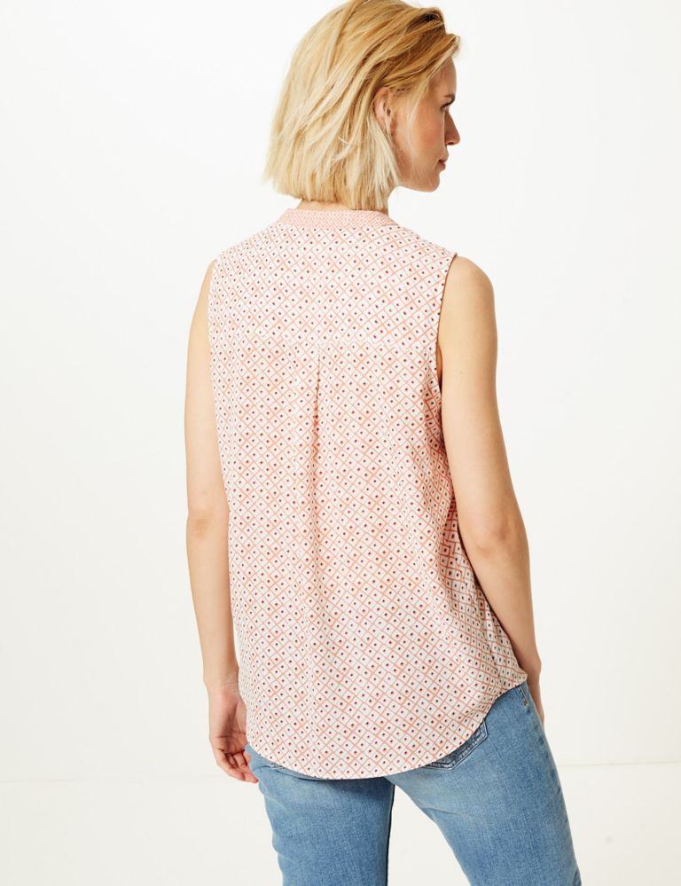 Printed Shell Top 4 of 5