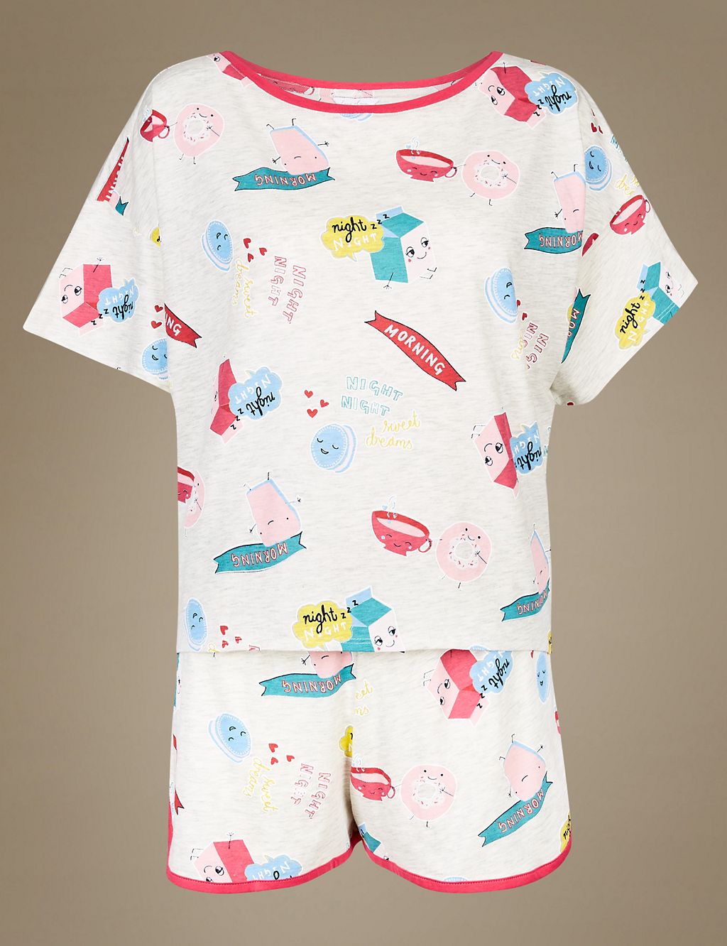Printed Short Pyjama Set 1 of 6