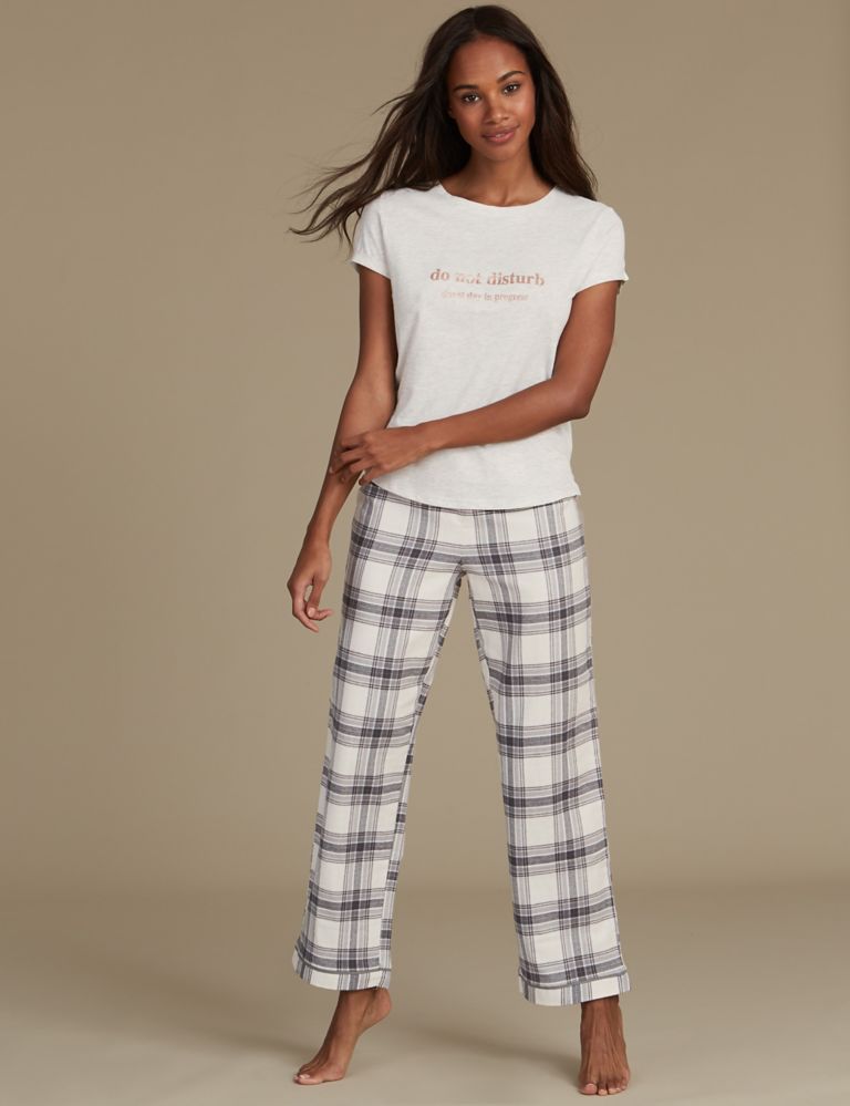 Printed Short Sleeve Pyjamas 1 of 6