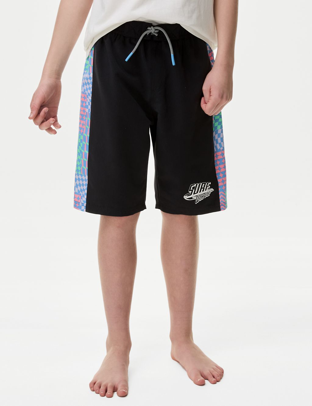 Printed Side Tape Swim Shorts (6-16 Yrs) 2 of 6