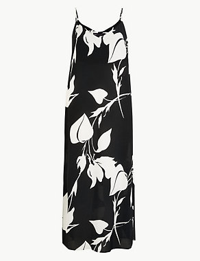 Printed Slip Midi Dress Image 2 of 4