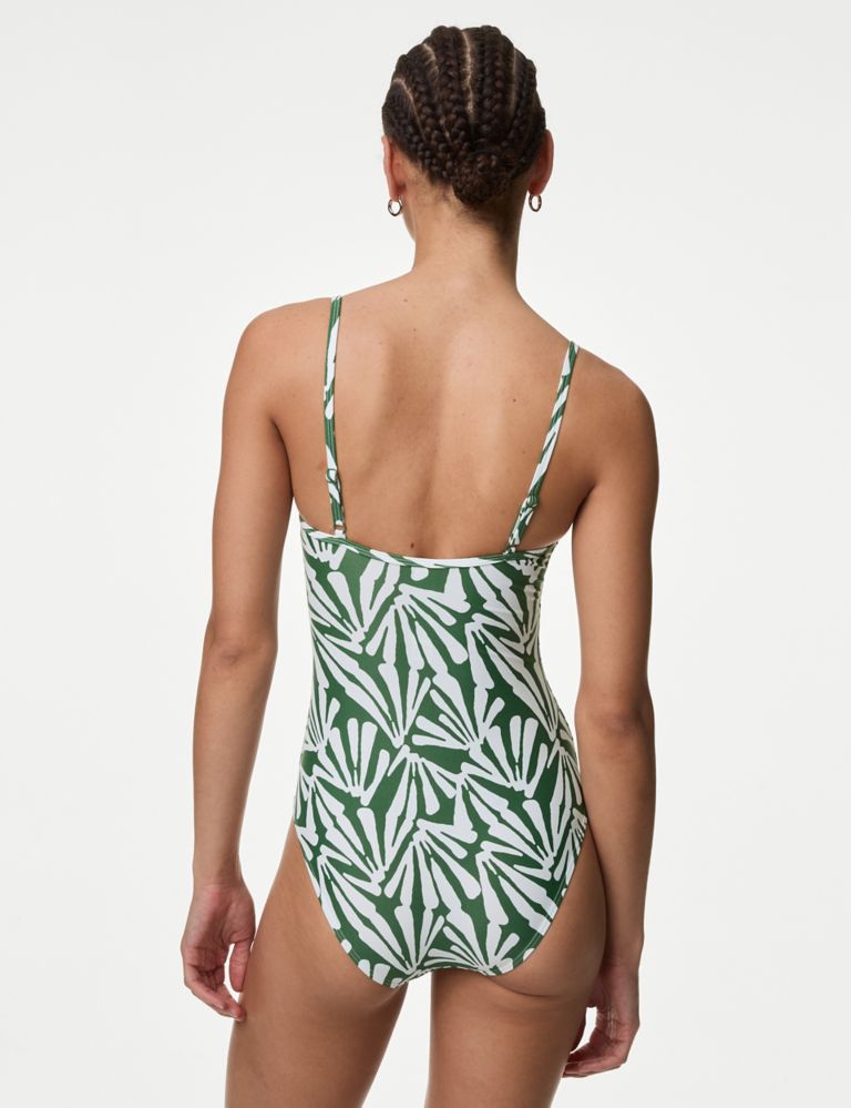 Printed Square Neck Swimsuit 5 of 5