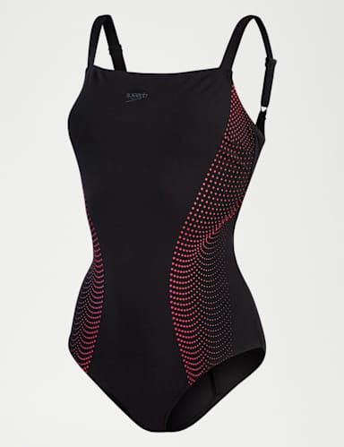Printed Square Neck Swimsuit 2 of 5