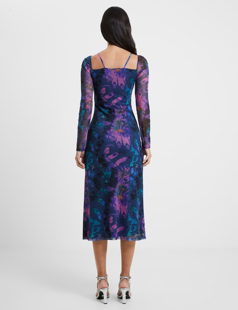 Ava velvet burnout slip dress top