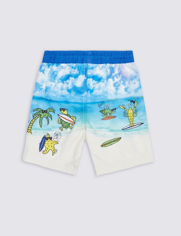 Printed Swim Shorts (0-5 Years) 2 of 4