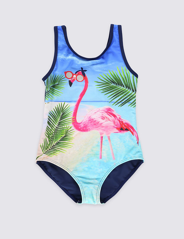 Printed Swimsuit with Lycra® Xtra Life™ (3-14 Years) Image 1 of 2