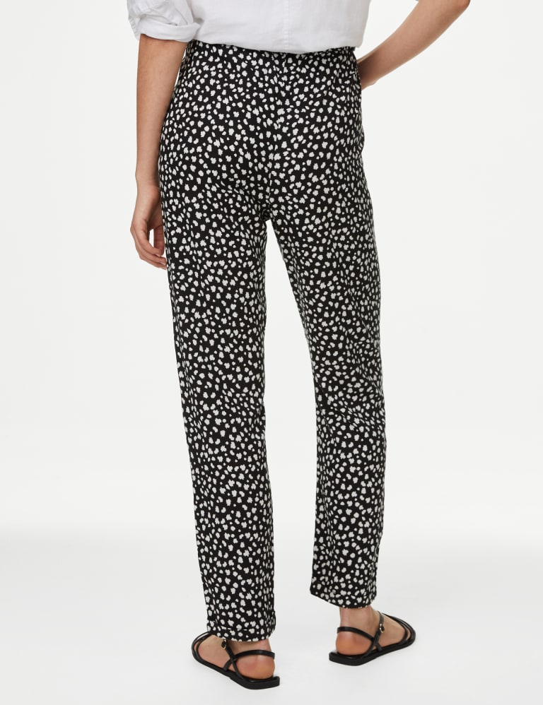 Slim Fit Ankle Grazer Trousers with Stretch, M&S Collection