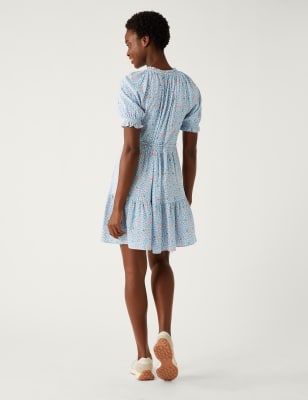 Mini tiered outlet dress