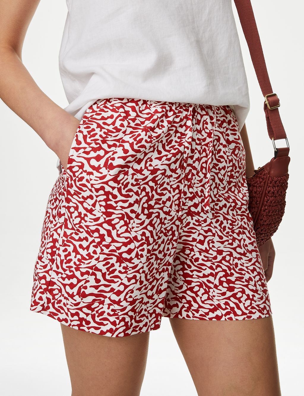 Printed Twill Shorts 4 of 5