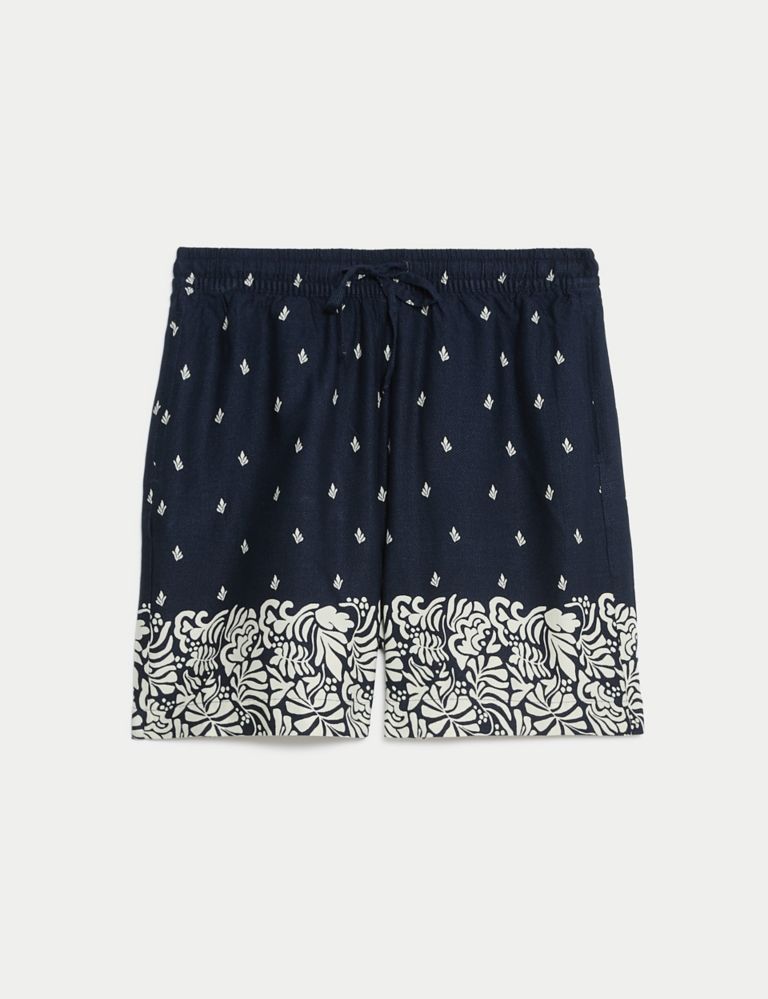 Printed Twill Shorts 2 of 5