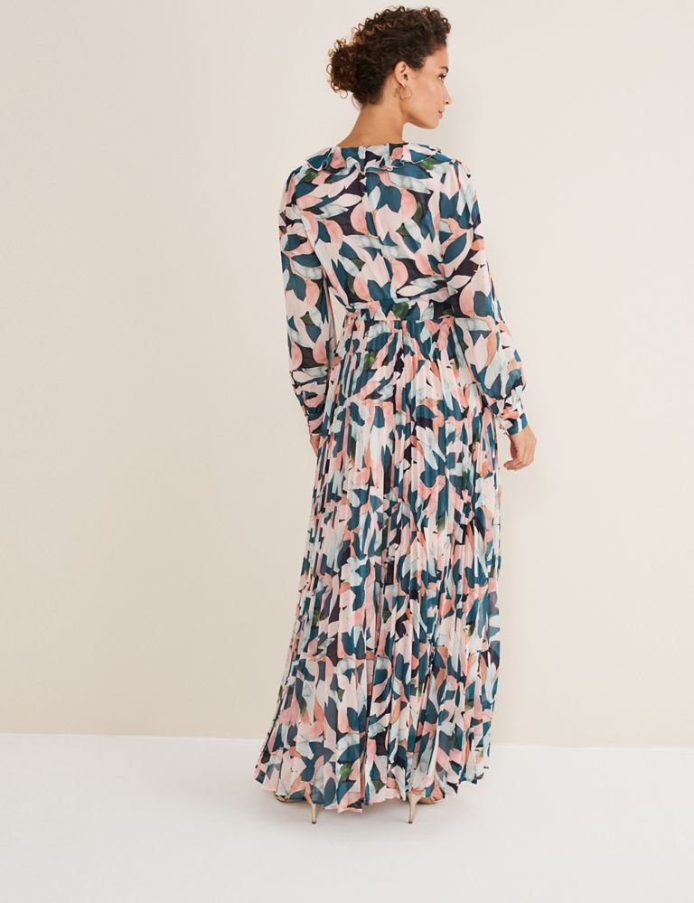Printed V-Neck Maxi Column Dress | Phase Eight | M&S