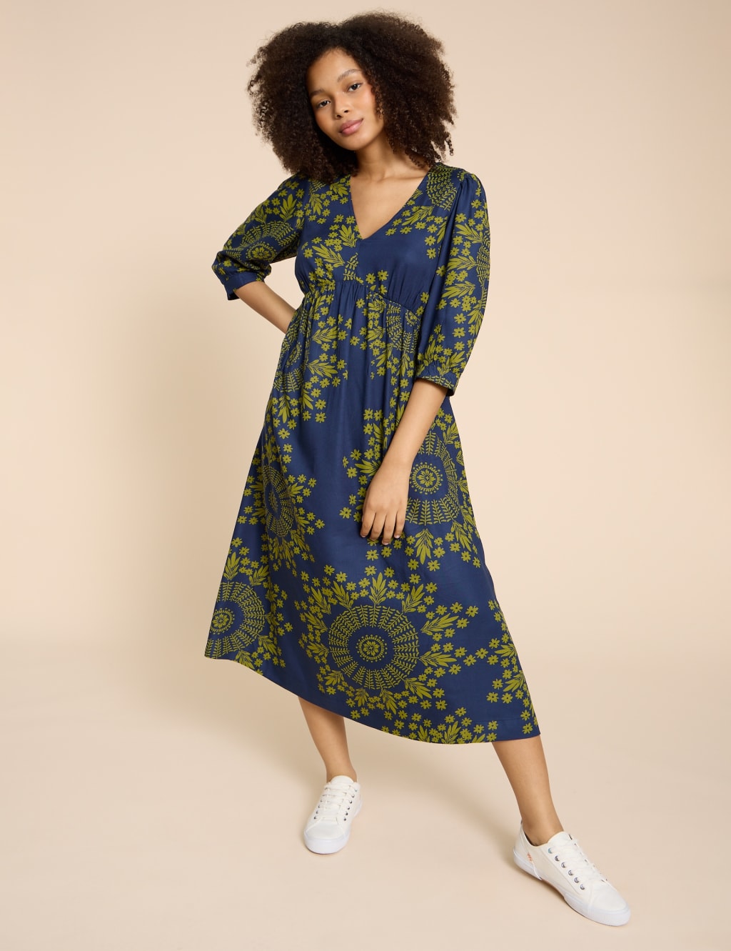 Vintage midi tea dress top