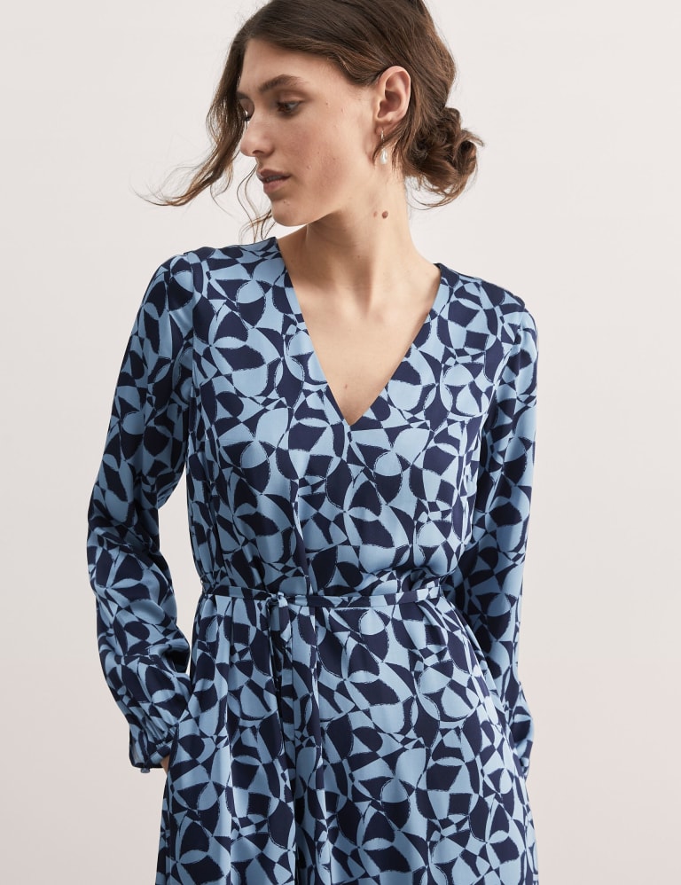 Jaeger animal print dress cheap