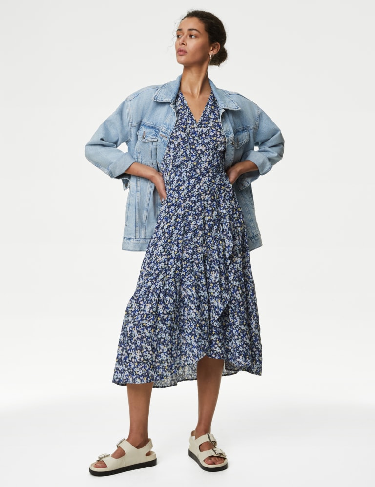 M&s wrap dress cheap