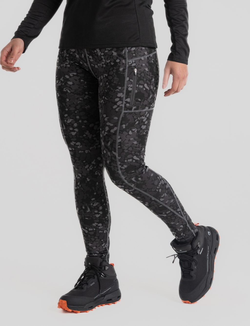 Ascend Legging V2 - Espresso, Betr.