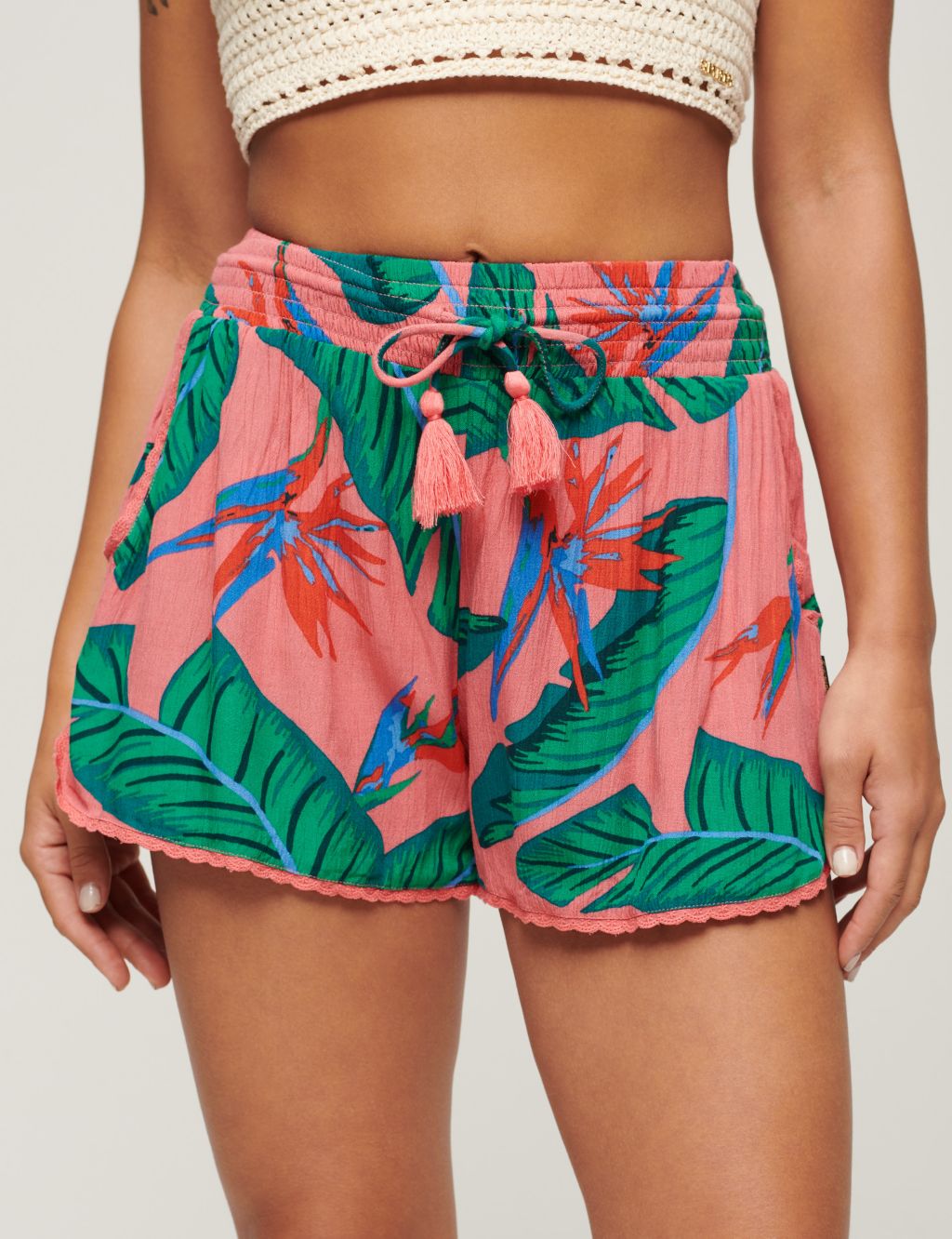 Printed Wide Leg Shorts 3 of 6
