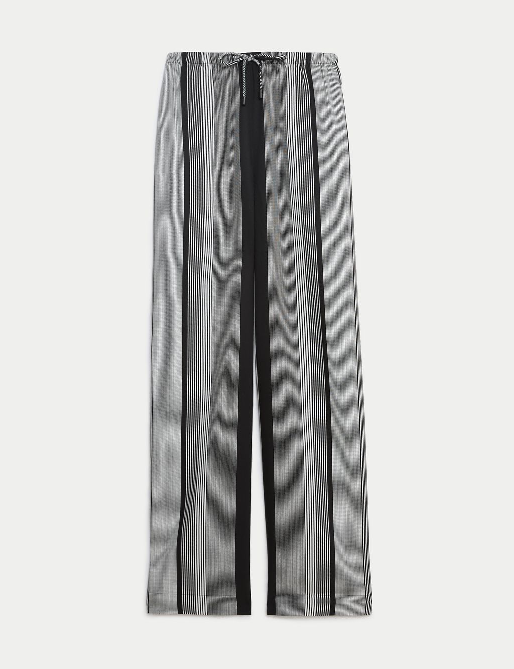 Printed Wide Leg Trousers 1 of 5